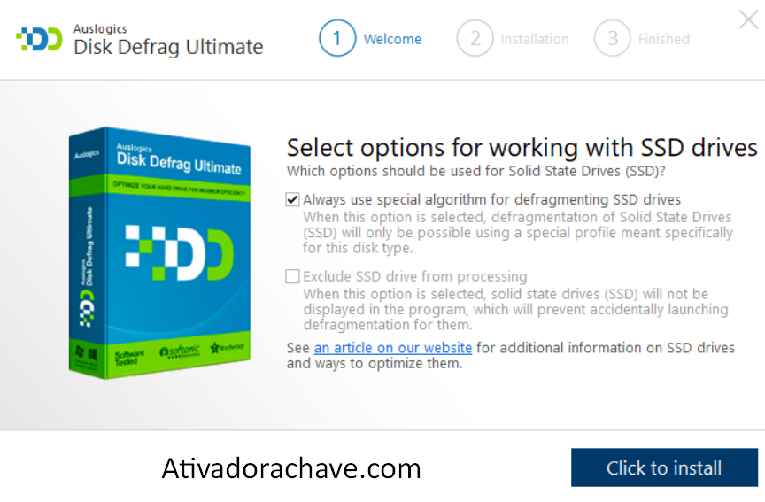 Auslogics Disk Defrag Rachadura